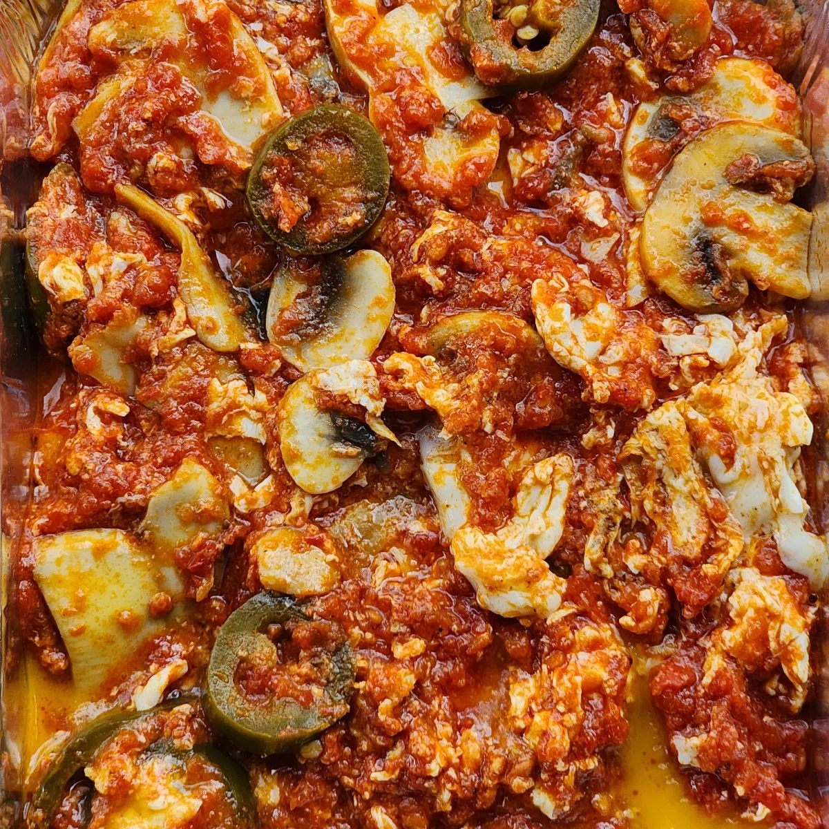 گوجه و قارچ اسپایسی (تند)
