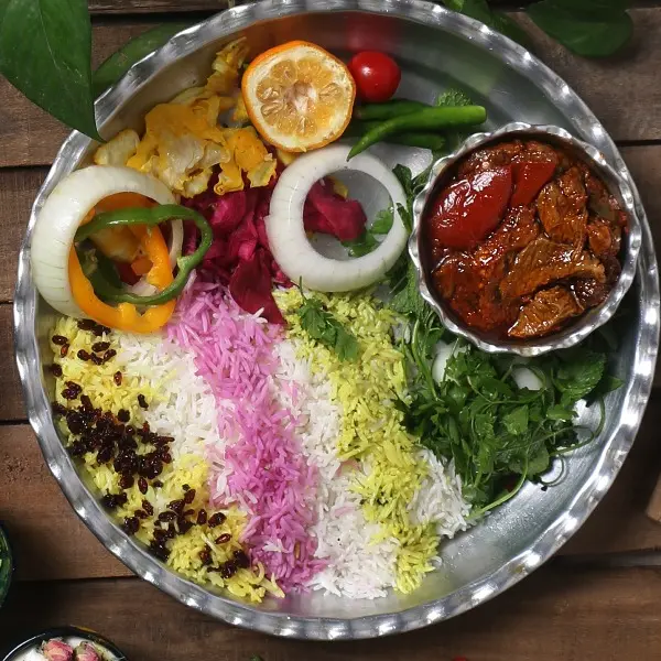 چلو خورش بادمجان