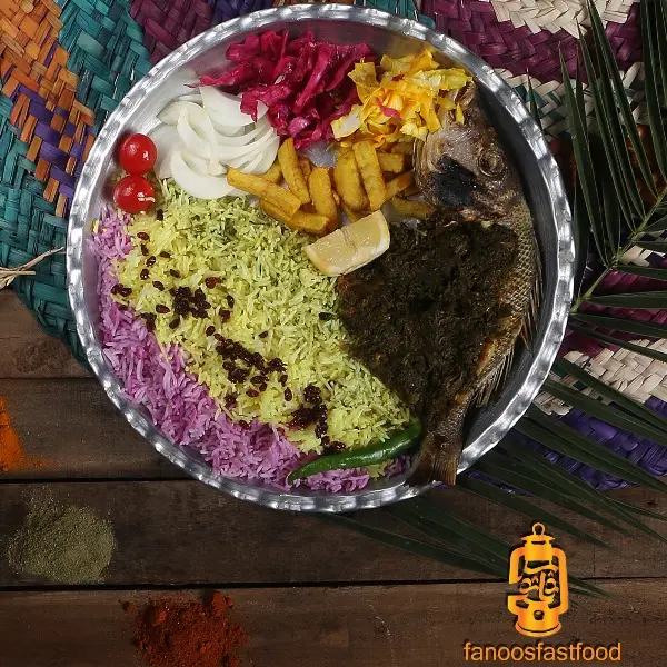 چلو ماهی شکمپر