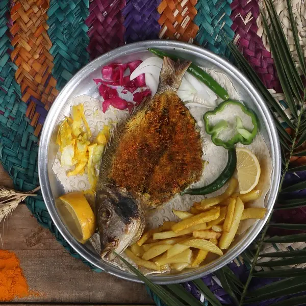 خوراک ماهی کبابی