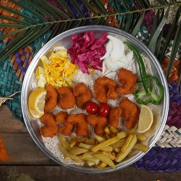 خوراک میگو سوخاری