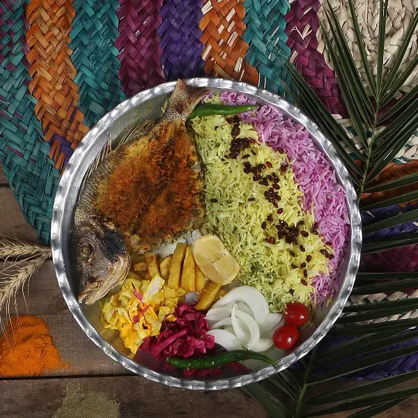 چلو ماهی کبابی