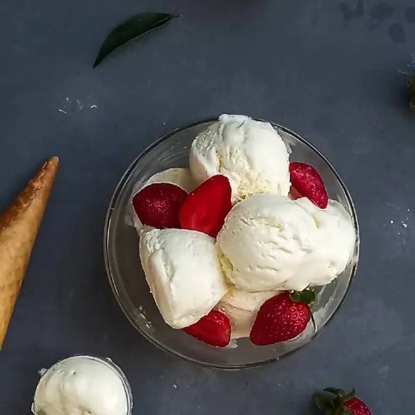  بستنی وانیل(vanilla ice cream)